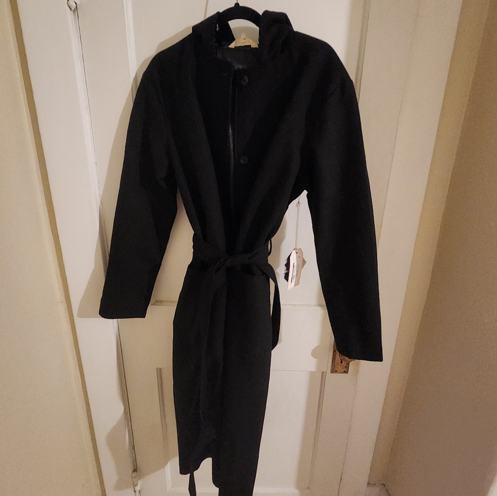 Mia Melon Long weatherproof coat